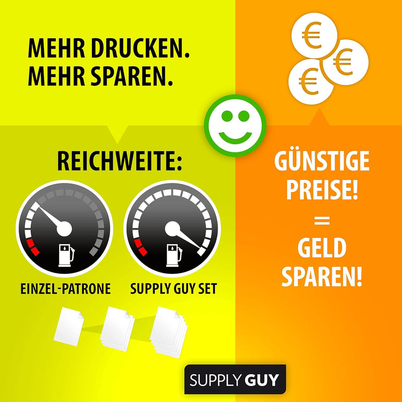 SupplyGuy Tinte kompatibel mit Epson 104 für EcoTank ET-2710 ET-2711 ET-2712 ET-2714 ET-2715 ET-2720