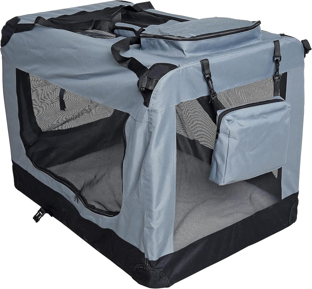 ESTEXO Hundebox Hundetransportbox Transportbox faltbar Reisebox Katzenbox Box Transporttasche Tier-B