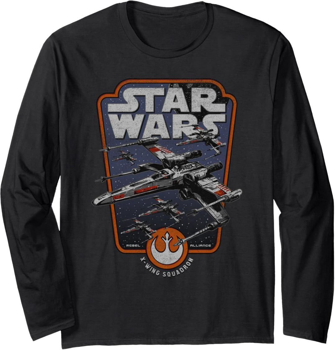 Star Wars X-Wing Red Squadron C1 Langarmshirt