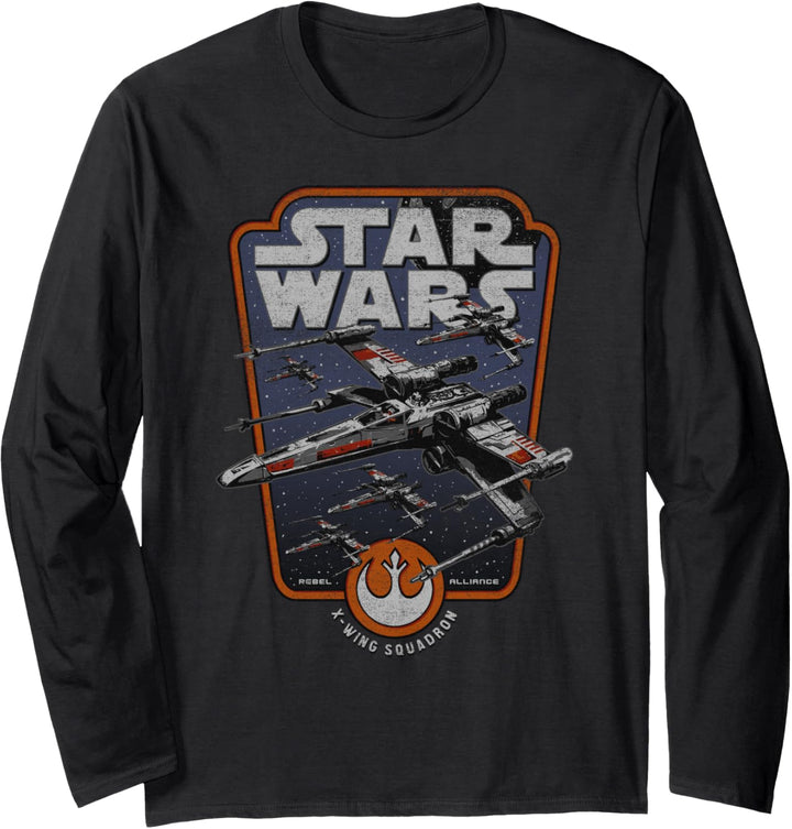 Star Wars X-Wing Red Squadron C1 Langarmshirt