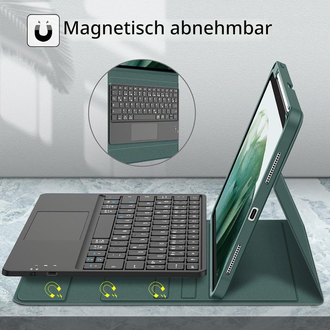 Fintie Tastatur Hülle für iPad 10. Generation 2022, iPad 10 Generation Hülle mit magnetisch Abnehmba