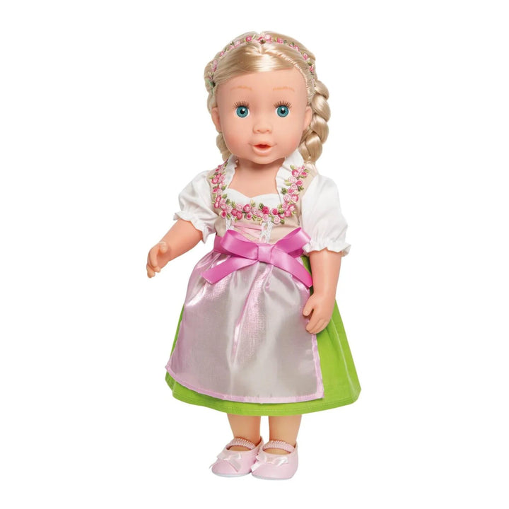 Heless 1113 - Kleid für Puppen, Dirndl Heidi, Grösse 28 - 35 cm
