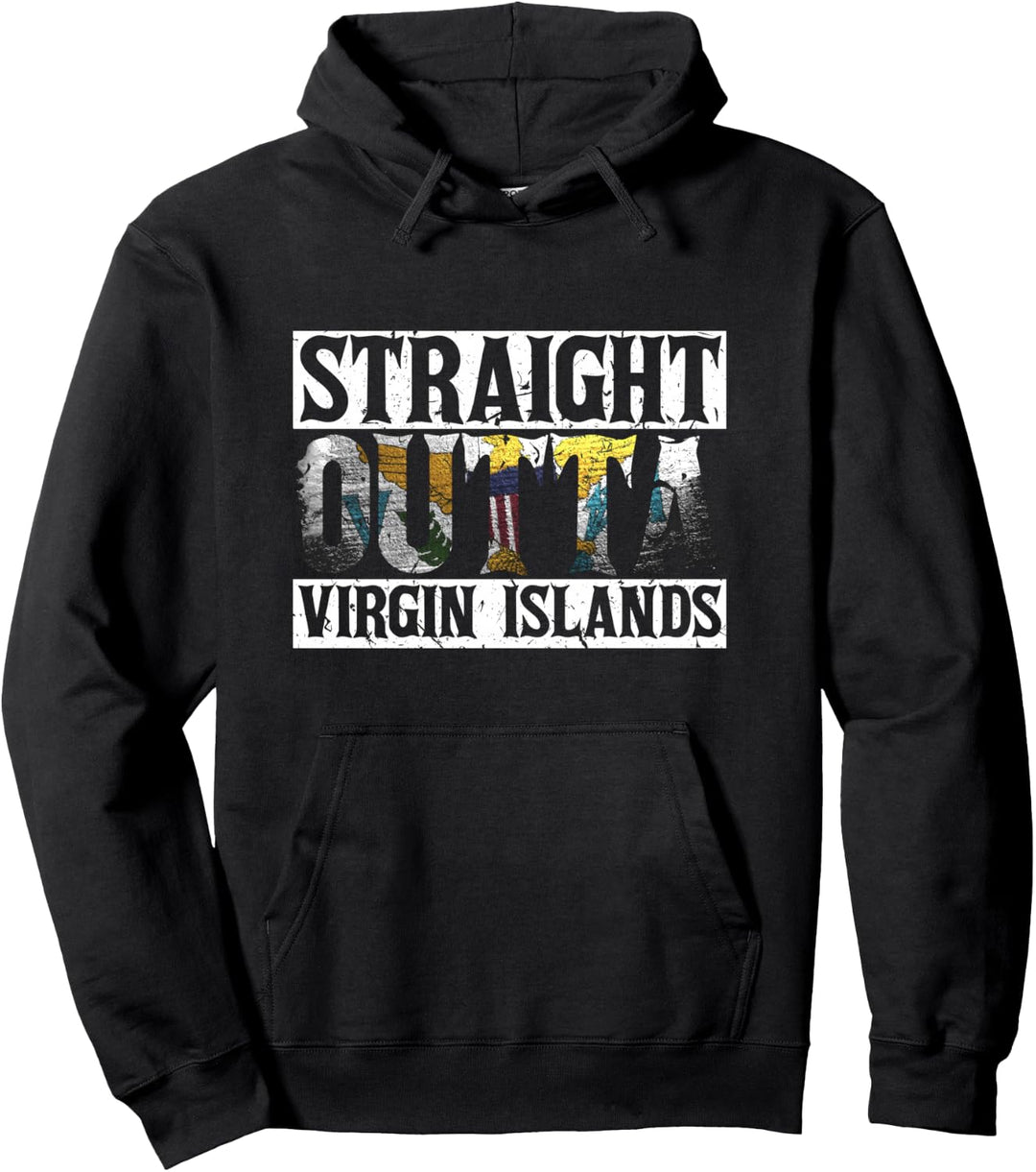 Straight Outta Virgin Islands Islander Pullover Hoodie