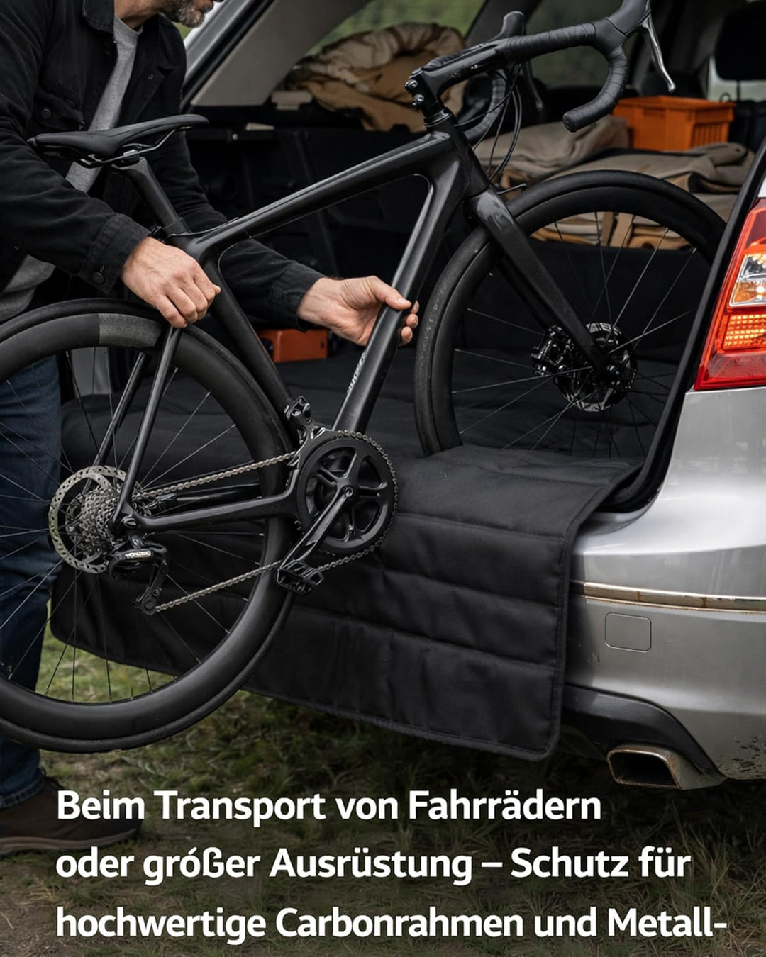 Auto Ladekantenschutz Kofferraum Schutzmatte 96 x 64cm: Kofferraumschutz Hund Anti Kratzer Stossfäng