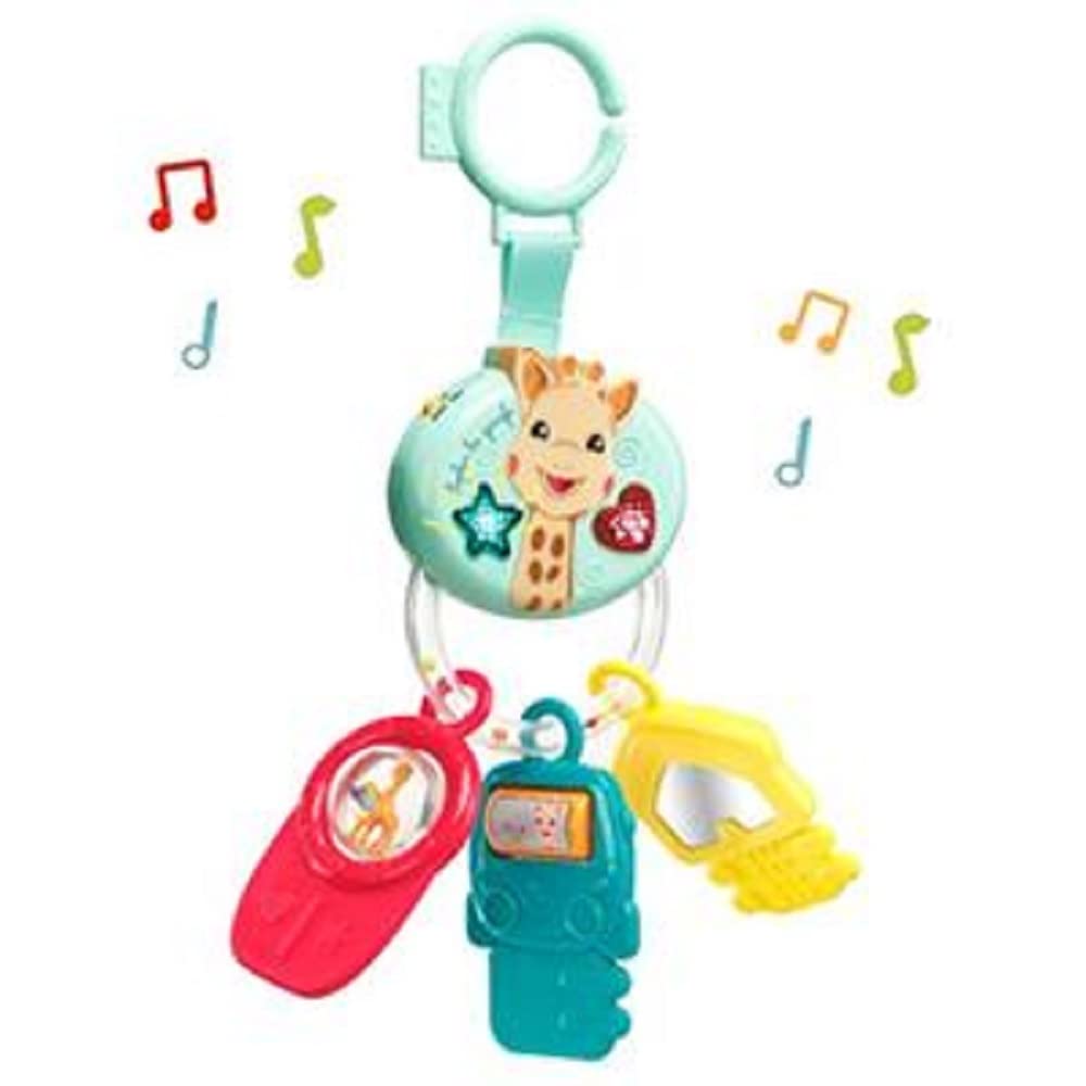 Sophie la Girafe Elektronische Musik-Schlüsselrassel Baby ab 3 Monaten Spiel | Leicht zu greifen | v
