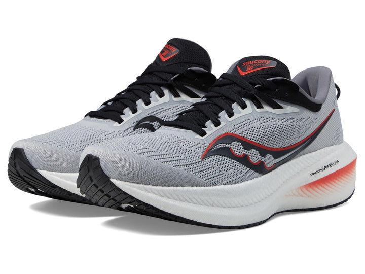Saucony Herren Triumph 21 Sneaker, 46 EU Schwarzer Beton