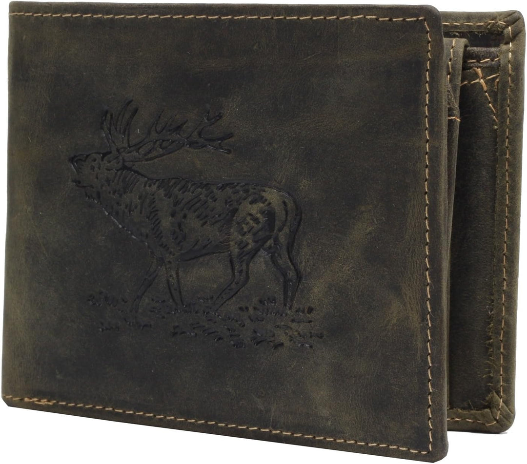 Greenburry Vintage Portemonnaie grün, 1705 Stag-30