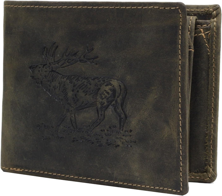 Greenburry Vintage Portemonnaie grün, 1705 Stag-30