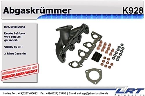 LRT K928 Krümmer, Abgasanlage