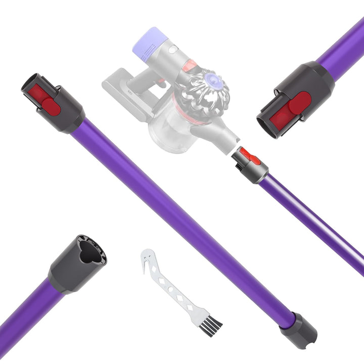 Verlängerungsrohr Kompatibel mit Dyson V7 V8 V10 V11 V15 Staubsauger, 74 cm Ersatzteile Rohr in Lila