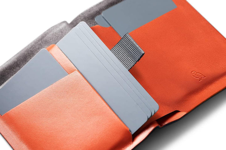 Bellroy Apex Note Sleeve – (Vorgeformte Leder-Brieftasche, RFID-Schutz) - Indigo, Indigo
