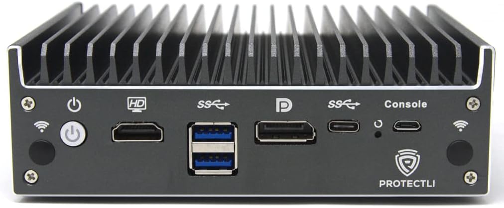 Protectli Vault Pro VP2410-4 Port, Firewall Micro Appliance/Mini PC - Intel Celeron J4125, DDR4 RAM,