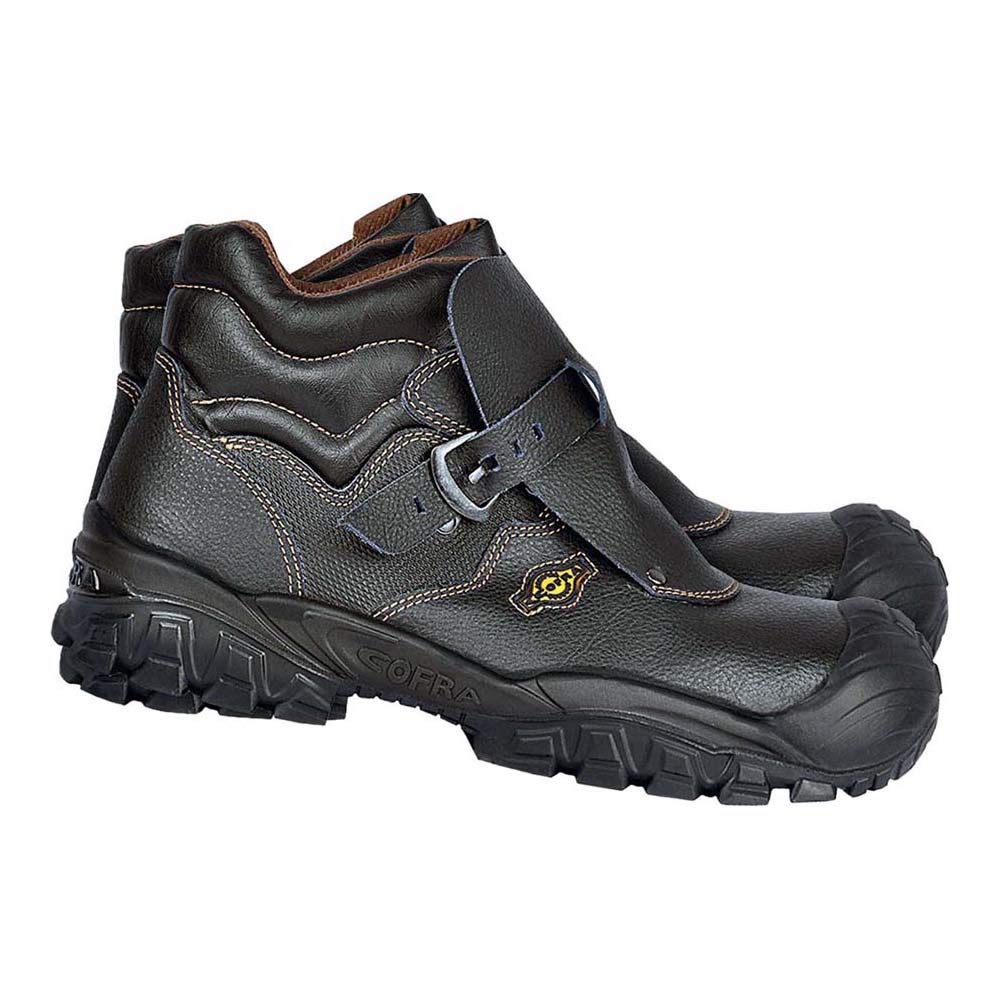 Cofra NT050-000.W41 NEW TAGO UK S3 SRC Sicherheitsstiefel, Schwarz/Braun, Grösse 41 40 EU, 40 EU