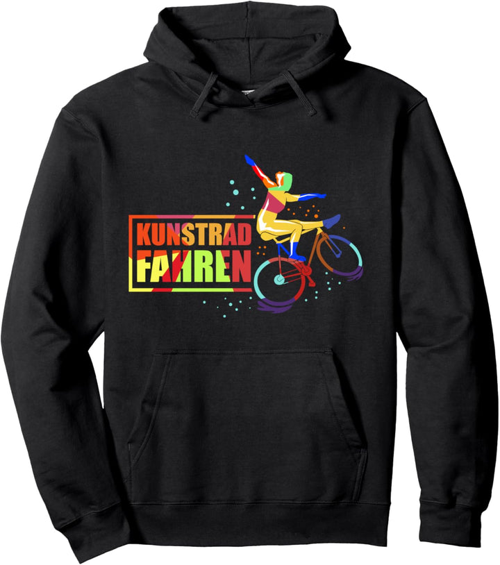 Kunstradfahren - Kunst Sport - Buntes Fahrrad Pullover Hoodie