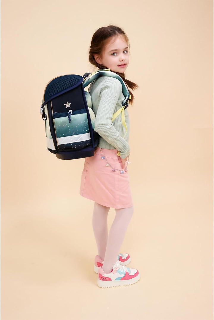 Belmil Classy Schulranzen Set 4 - teilig (403-13/AG/S) M Sparkling Unicorn 2, M Sparkling Unicorn 2