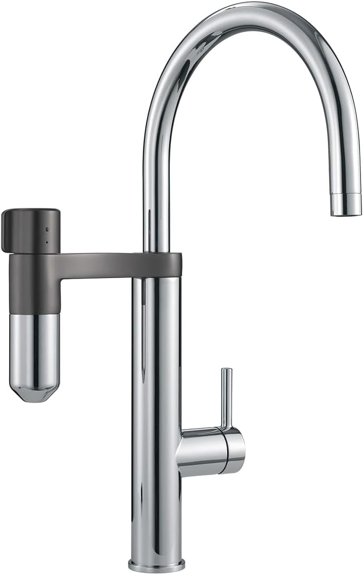 Franke VITAL J 120.0551.218 Spültischarmatur, Chrom/schwarz, Chrom/Schwarz