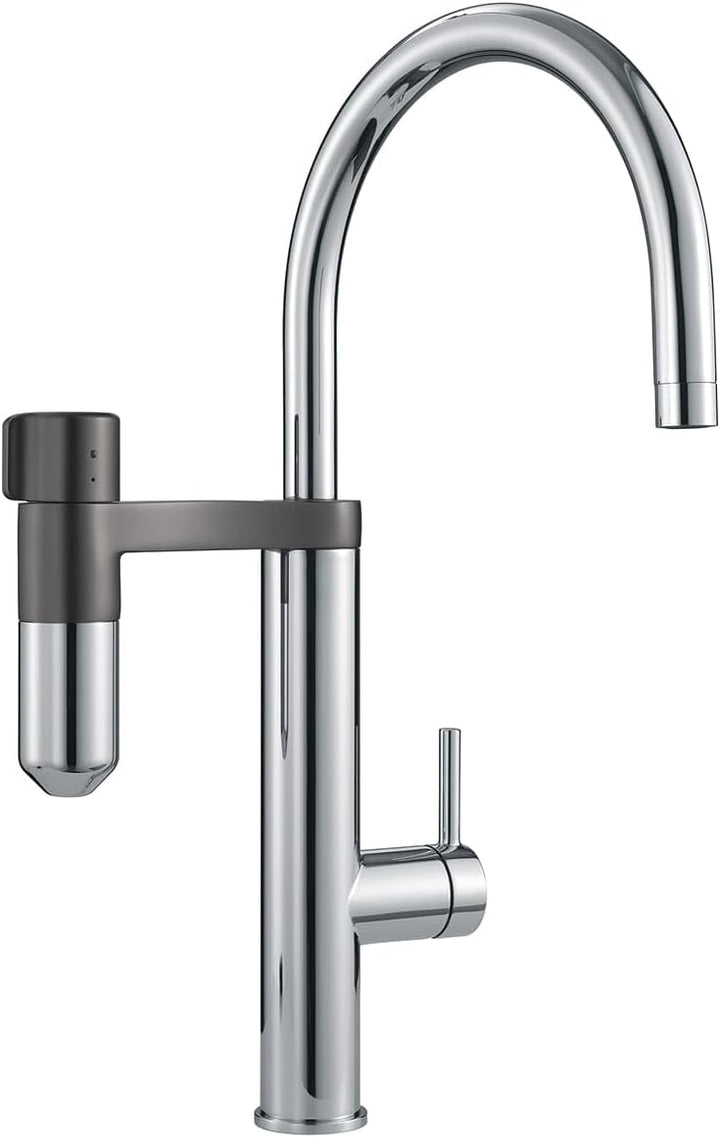 Franke VITAL J 120.0551.218 Spültischarmatur, Chrom/schwarz, Chrom/Schwarz
