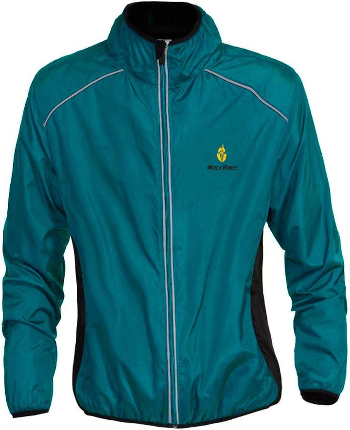 WOSAWE Herren-Fahrradjacke Winddichte wasserdichte MTB Mountainbike Jacket Für Radfahren, Joggen & W