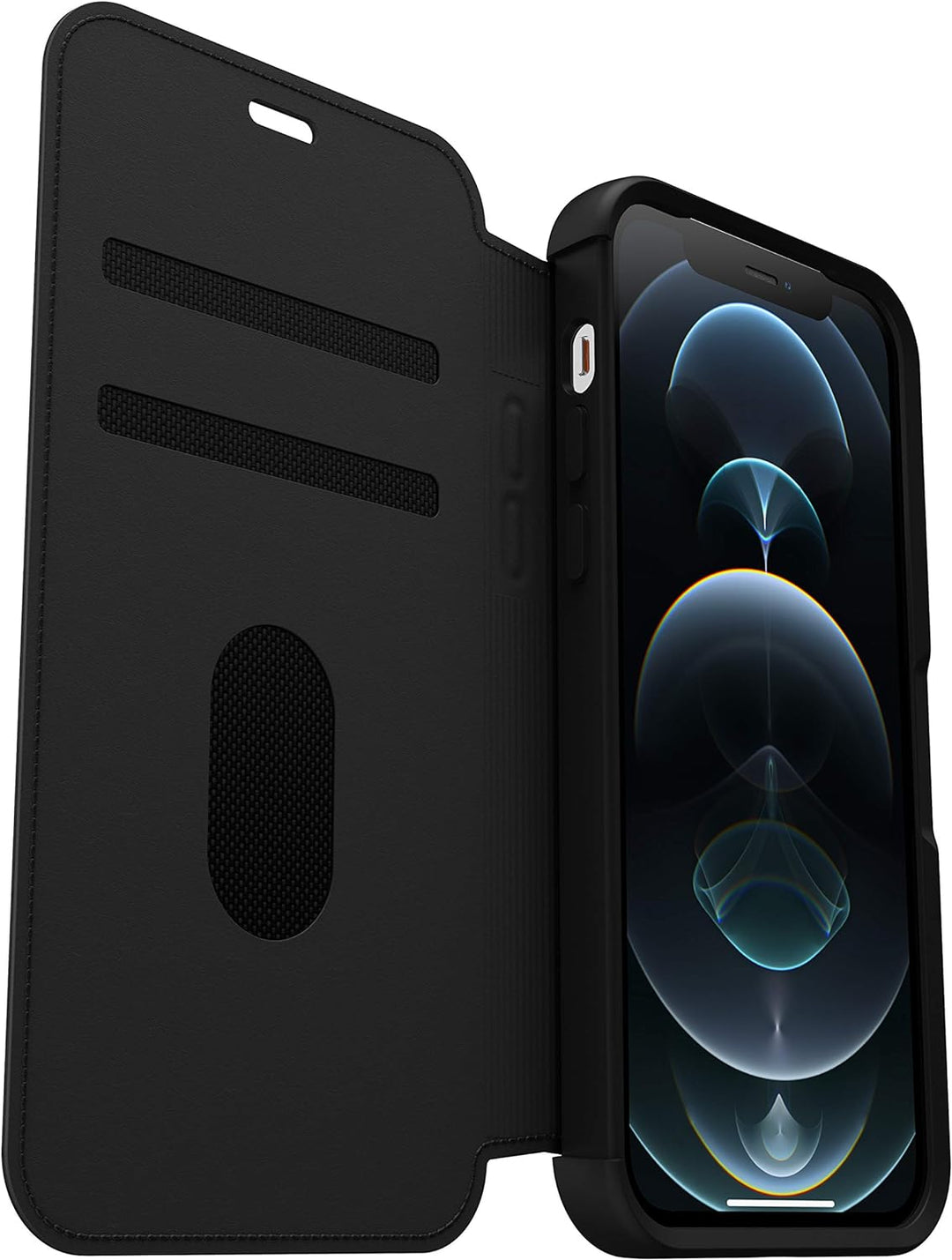 OtterBox Strada Hülle für iPhone 12 / iPhone 12 Pro, stossfest, sturzsicher,Premium Lederfolio mit z