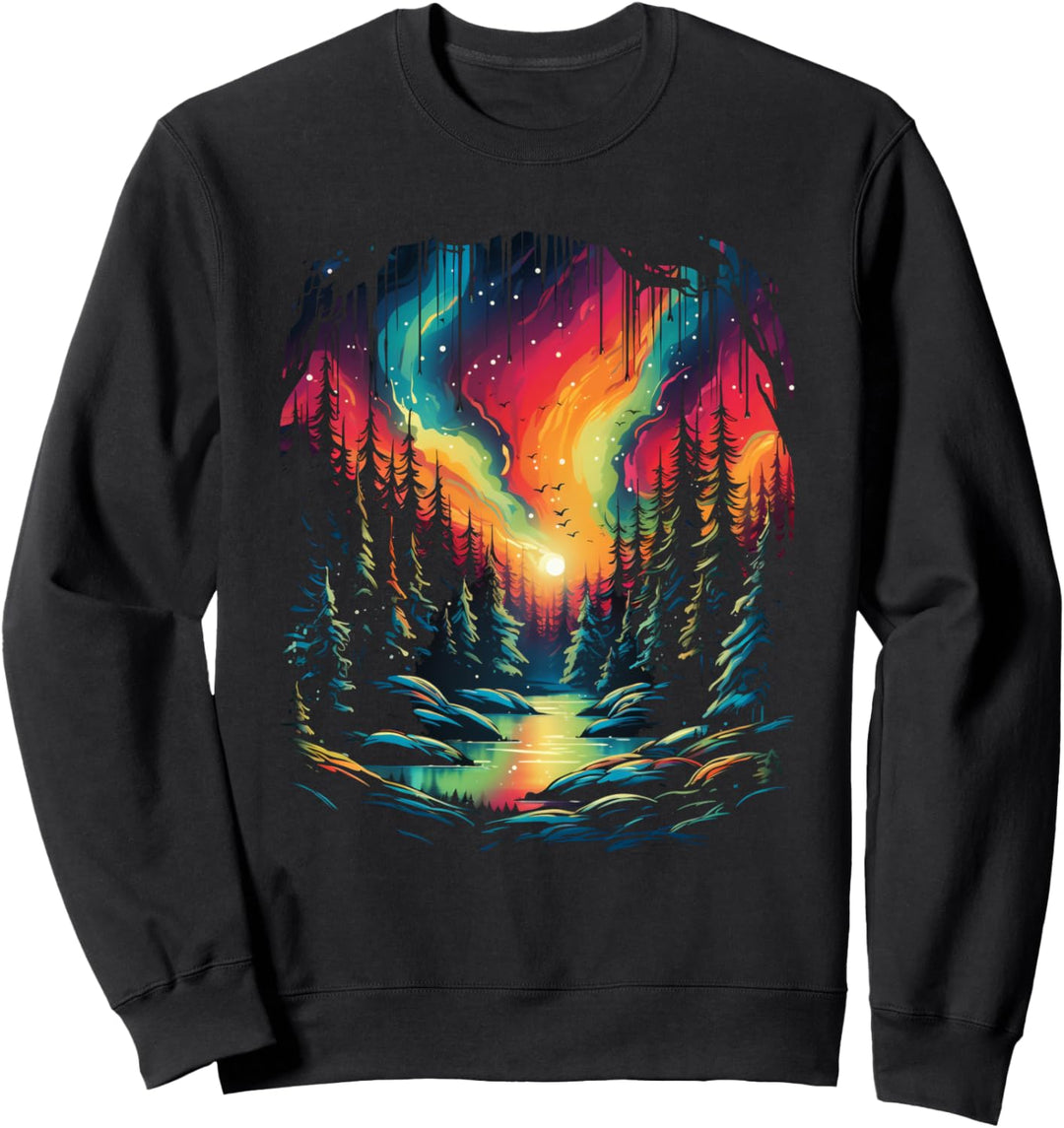 Polarlichter Aurora Borealis Lover Sweatshirt