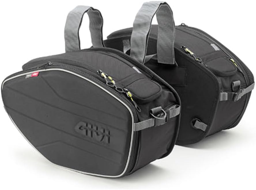 Givi Easy-Bag Universelle Motorrad Satteltaschen für Sportmotorräder 2x30 Liter Volumen