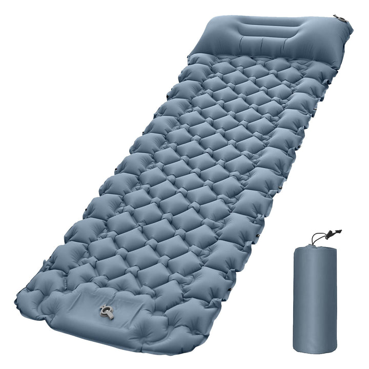 lyrlody Leichte Campingmatte, Outdoor-Campingmatte, Tragbare Luftmatratze mit Luftkissen, wasserdich
