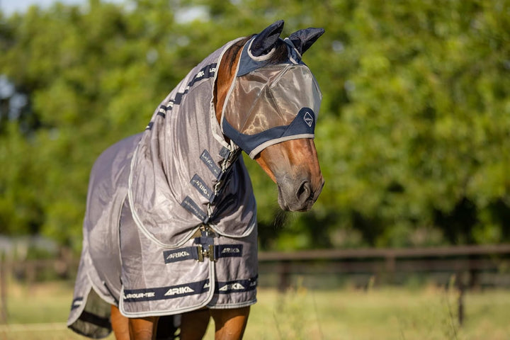 LeMieux Armour Shield Pro Fly Mask Half Fliegenmaske XL navy, XL navy