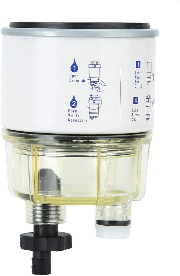 Kraftstofffilter, R12T Universal Boat Marine Yacht Kraftstoff-Wasserabscheiderfilter