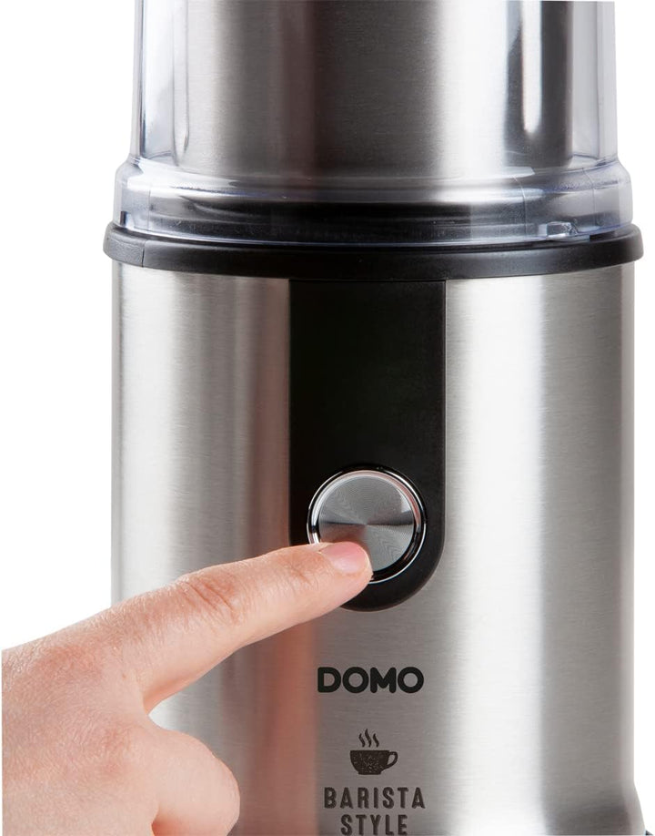 Domo DO723K Kaffeemühle, Edelstahl, 300 W, Silber