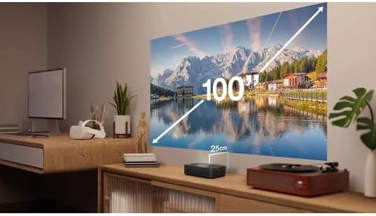Optoma Photon Go UST Beamer mit automatischer Bildanpassung in einem kompakten Design für Innen und