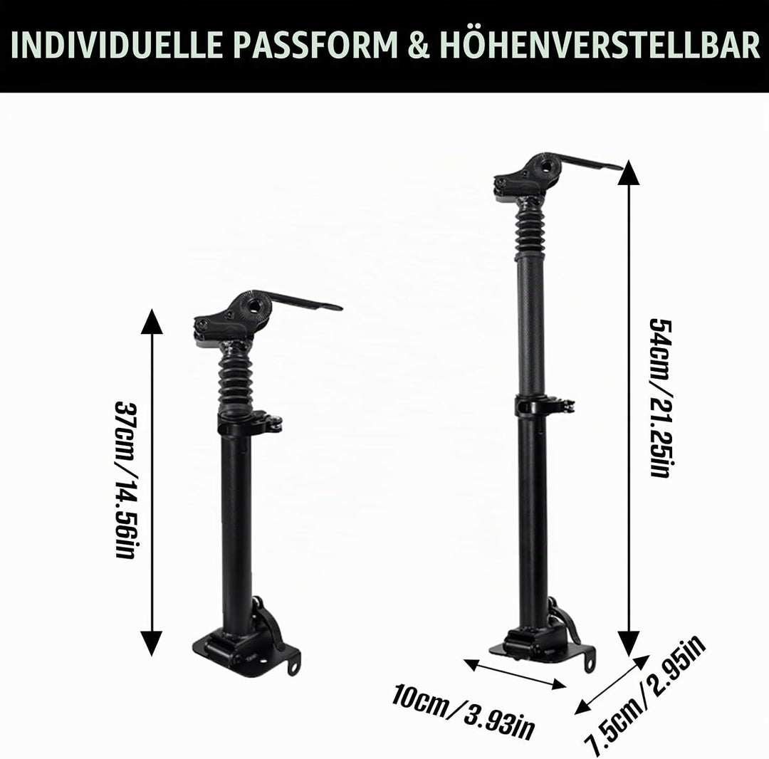 Elektroroller Sitz, 40-55CM höhenverstellbar Klappsitz für Elektroroller, mit Stossdämpfender Sitzki