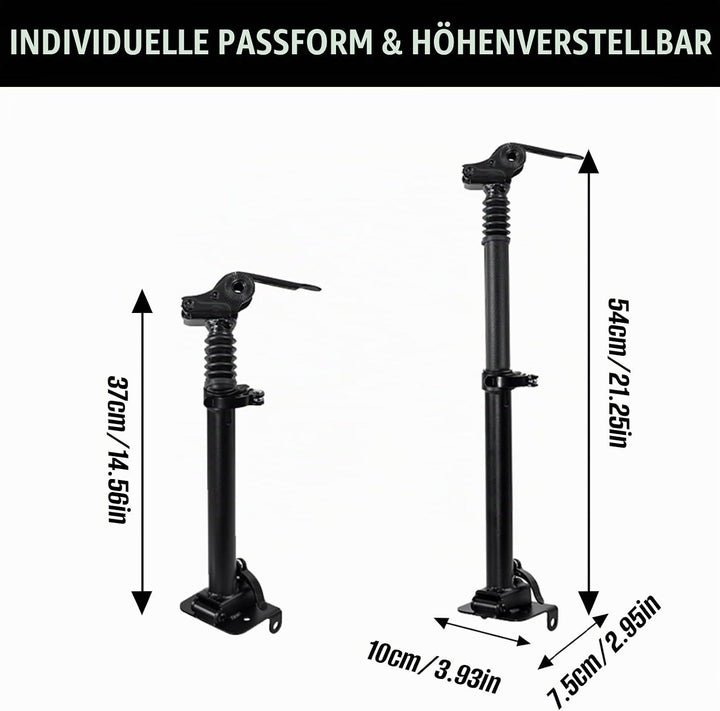 Elektroroller Sitz, 40-55CM höhenverstellbar Klappsitz für Elektroroller, mit Stossdämpfender Sitzki