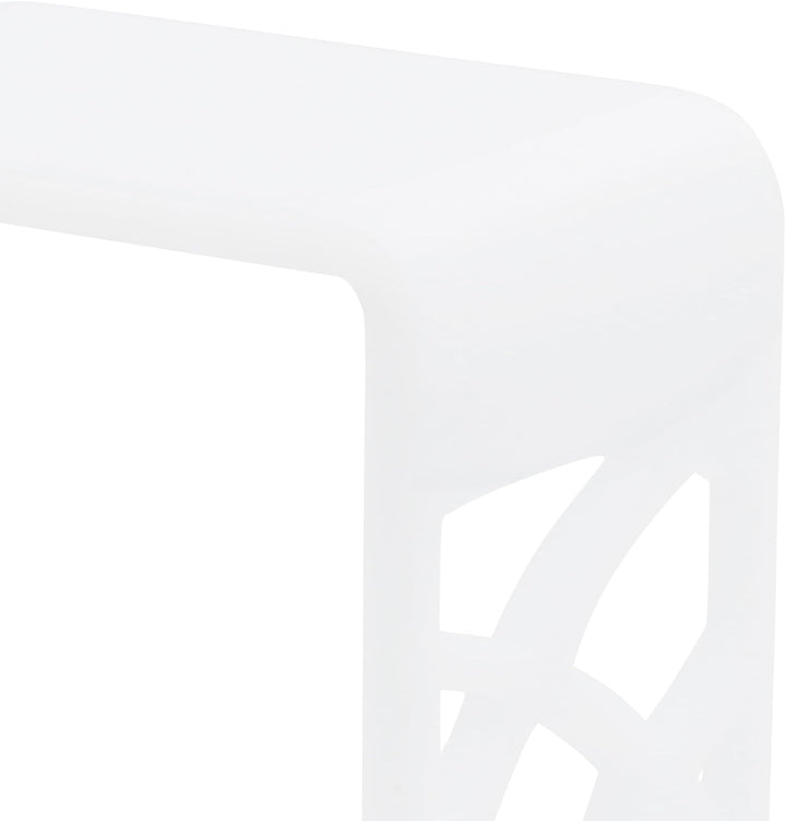 Acryl Sitzhocker Duschhocker Badhocker, U-Förmig Badezimmerhocker für Badezimmer, Eingangsbereich un