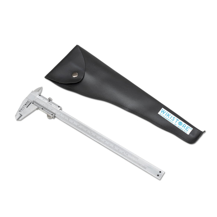 WIKISTORE TASCHEN MESSSCHIEBER NONIUS 200 MM mit 4 Funktionen, Ventesimal-Bremssattel mit 40-mm-Back