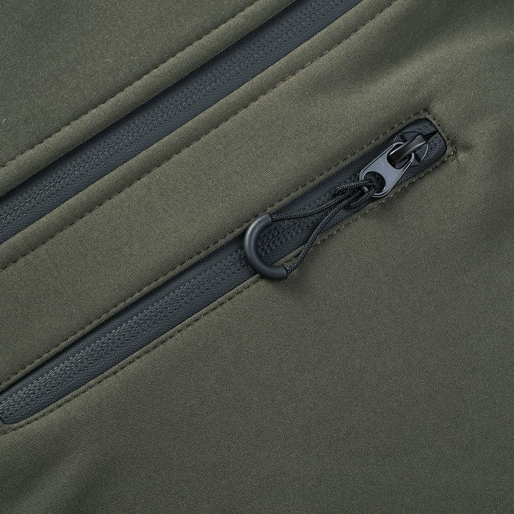 TONY BACKER Herren-Winterjacke, Softshelljacke, wasserdicht, winddicht, mit Kapuze, warme Jacke für
