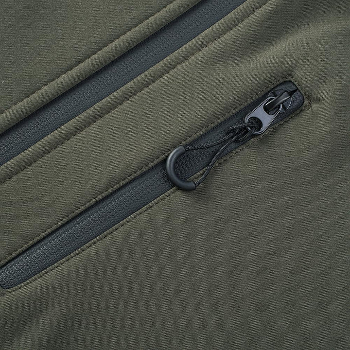 TONY BACKER Herren-Winterjacke, Softshelljacke, wasserdicht, winddicht, mit Kapuze, warme Jacke für