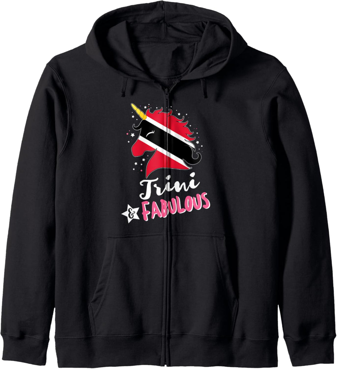 Trinidad und Tobago Einhorn Trinidad und Tobago Flagge Kapuzenjacke