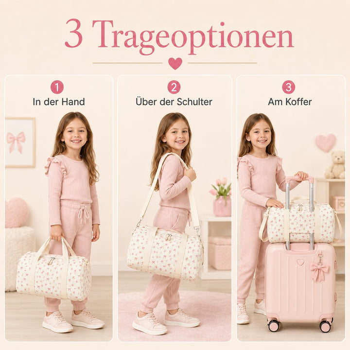 LOIDOU Sporttasche Reisetasche Frauen Mädchen Jungen Sporttasche mit grossem Schuhfach Nassfach Spor