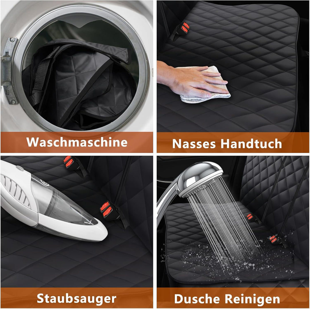 Alfheim Hundedecke Auto Rückbank, Autoschondecke Hund Rücksitz universelle Passform für die meisten