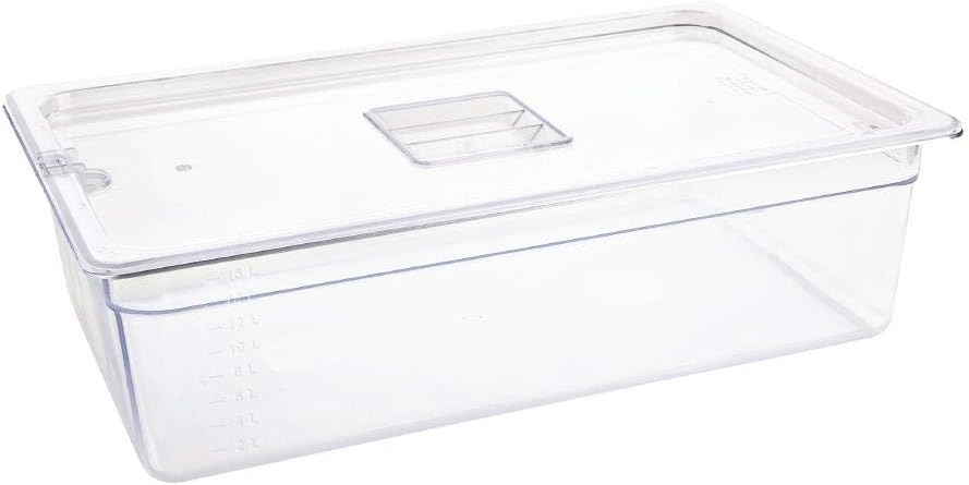 Vogue U226 Polycarbonat Gastronorm Behälter, 1/1 Grösse 150 mm, 150 mm