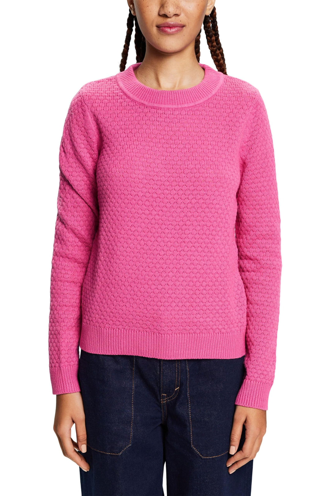 Esprit Damen 103ee1i355 Pullover XXS 661/Pink Fuchsia 2, XXS 661/Pink Fuchsia 2