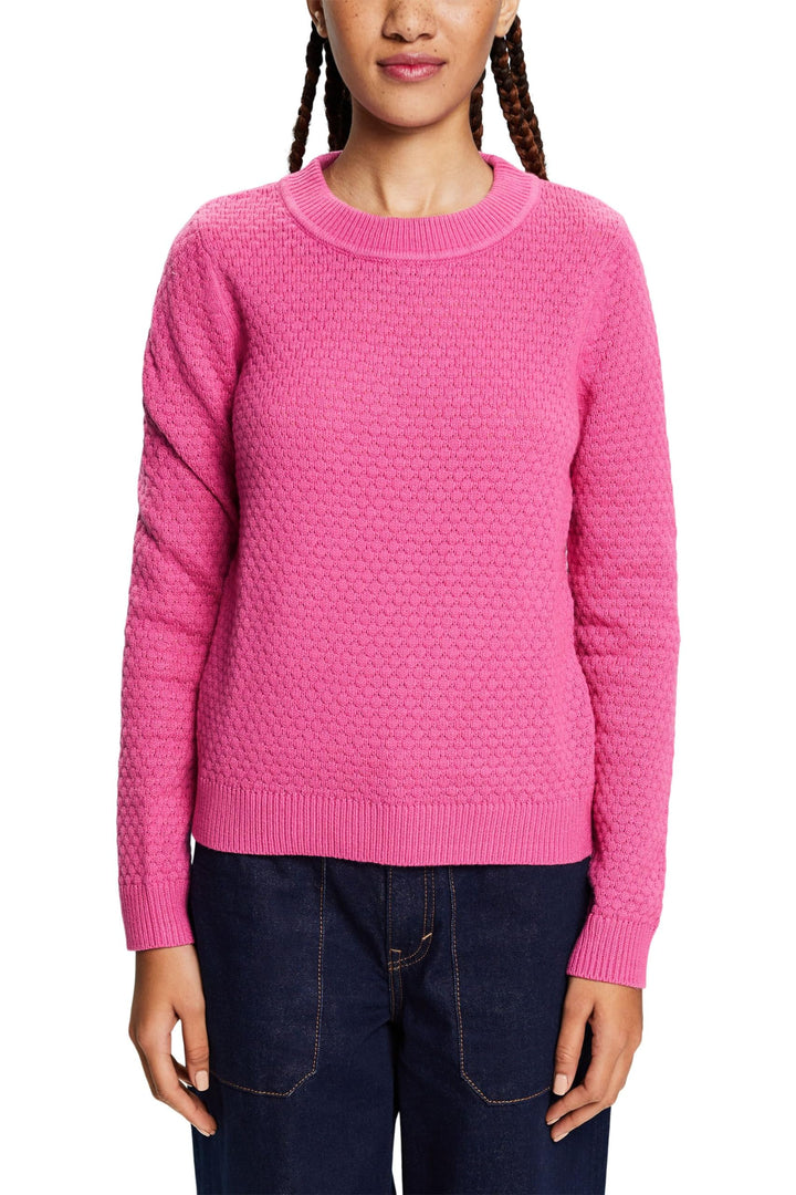Esprit Damen 103ee1i355 Pullover XXS 661/Pink Fuchsia 2, XXS 661/Pink Fuchsia 2