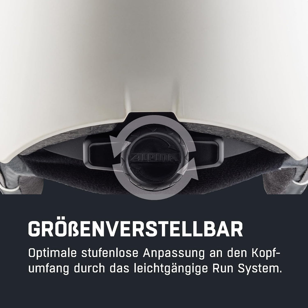 ALPINA ARBER VISOR Q-LITE - Hochwertiger & Leichter Skihelm Mit Kontrastverstärkendem Visier Für Erw