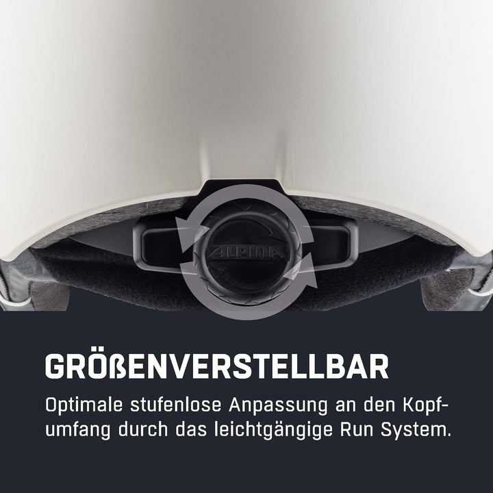 ALPINA ARBER VISOR Q-LITE - Hochwertiger & Leichter Skihelm Mit Kontrastverstärkendem Visier Für Erw