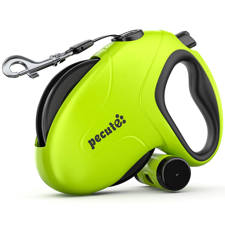 Pecute Hundeleine 8m, Rollleine für Hunde, EIN-Knopf-Steuerung &amp; Verwicklungsfrei, Robuste Nylonlein
