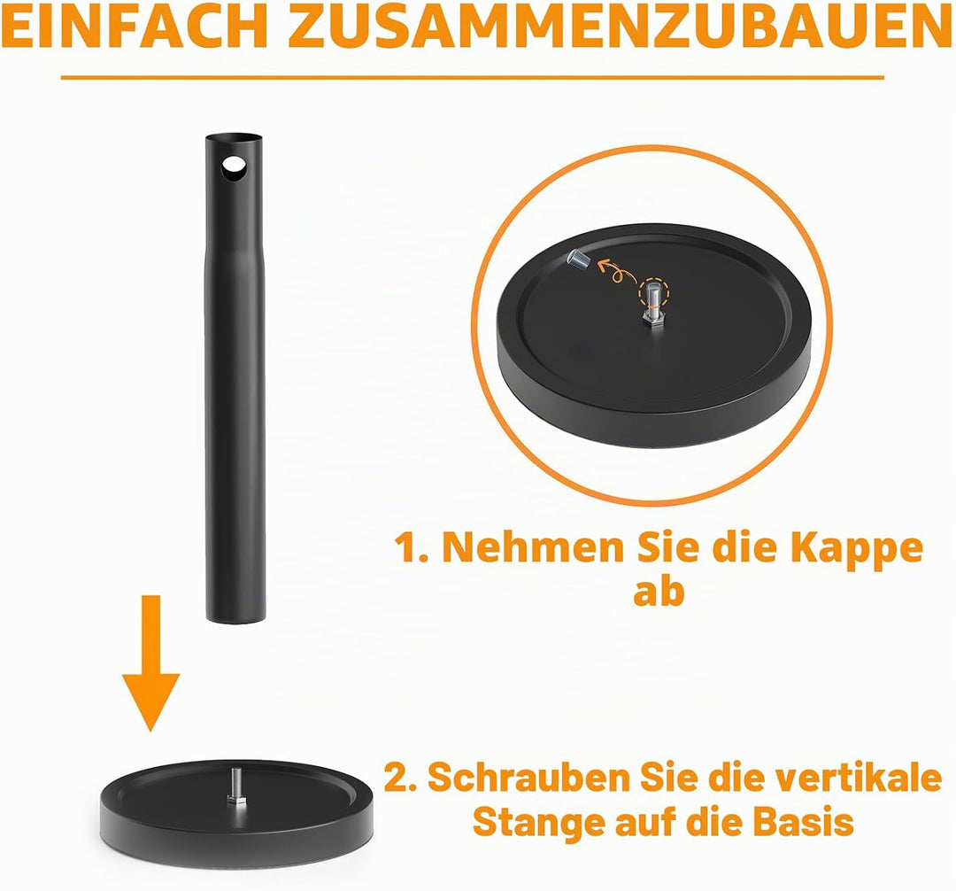 SpaceAid 2-in-1-Papierhandtuchhalter mit Sprühflasche, Arbeitsplatten-Papierhandtuchhalter Ständer m