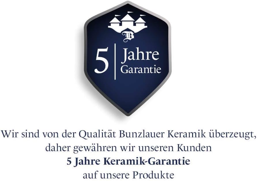 Bunzlauer Keramik – Kleine runde Käseglocke Ø10,5cm mit Teller Ø14,0cm, Butterdose für Rollbutter, D