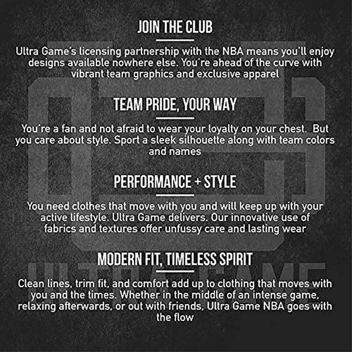 UNK NBA Men's Vlm3138f-am NBA Men's Quarter Zip Poly Knit Long Sleeve Shirt, Team Color (Pack of 1)