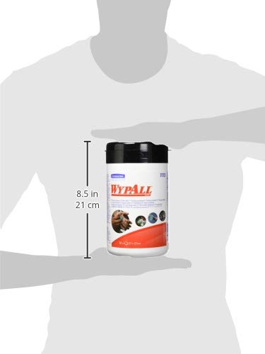 Wypall 7772 Wypall Reinigungstücher feuchte Wischtücher 27x27 cm, Inh.50 Tücher, grün