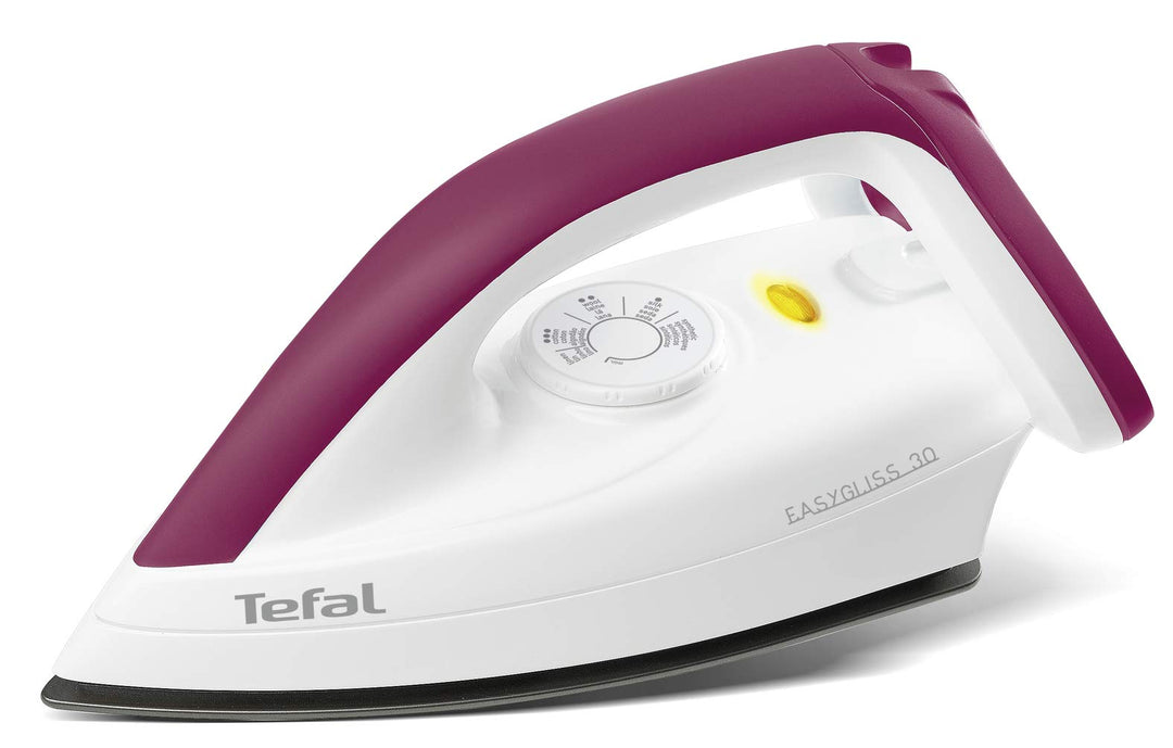 Tefal FS4030 Trockenbügeleisen Easygliss | 1200W | Durilium Bügelsohlen-Technologie | Thermostat | B